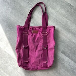 Y2K 2000s Aeropostale Deep plum purple Canvas Tote